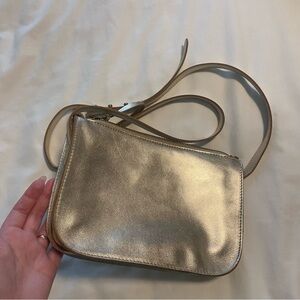 Madewell Gold Crossbody Bag